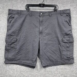 Carhartt Cargo Shorts Men's Size 54 Relaxed Grey Cotton Canvas